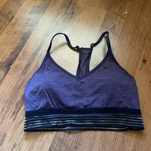 Nike purple sports bra